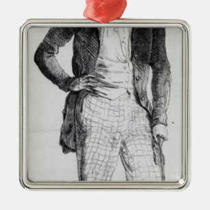 Giuseppe Mazzini Silbernes Ornament