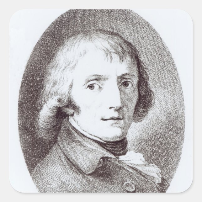 Giuseppe Parini Quadratischer Aufkleber (Vorderseite)