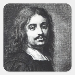 Giuseppe Ribera Quadratischer Aufkleber