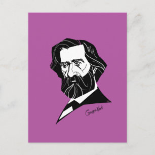 Giuseppe Verd Postkarte