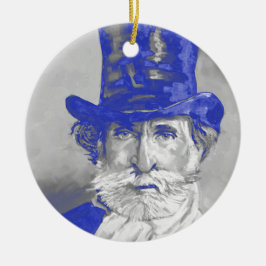 Giuseppe Verdi Keramik Ornament