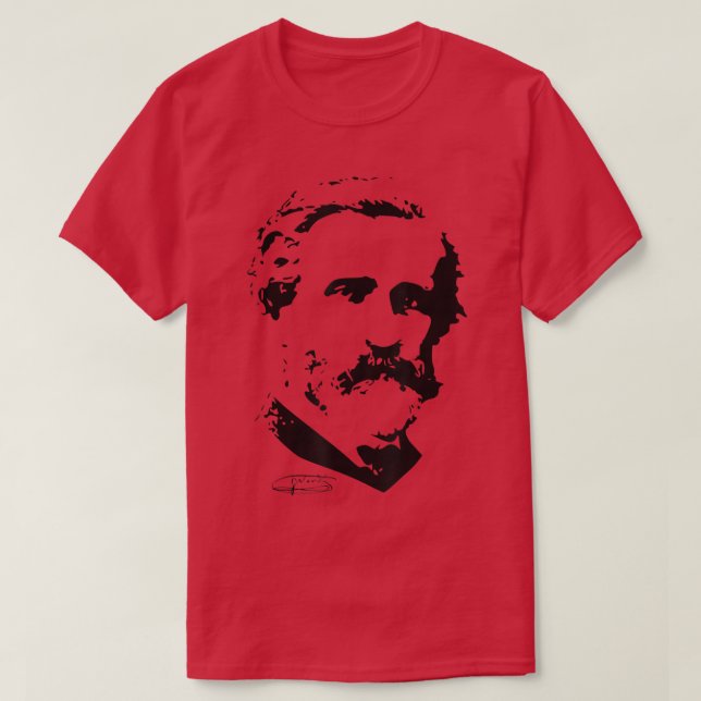 Giuseppe Verdi klassische Musik Komponist Retro 95 T-Shirt (Design vorne)