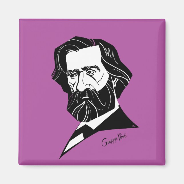 Giuseppe Verdi Magnet (Vorne)