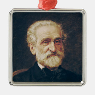 Giuseppe Verdi Ornament Aus Metall