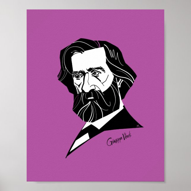 Giuseppe Verdi Poster (Vorne)