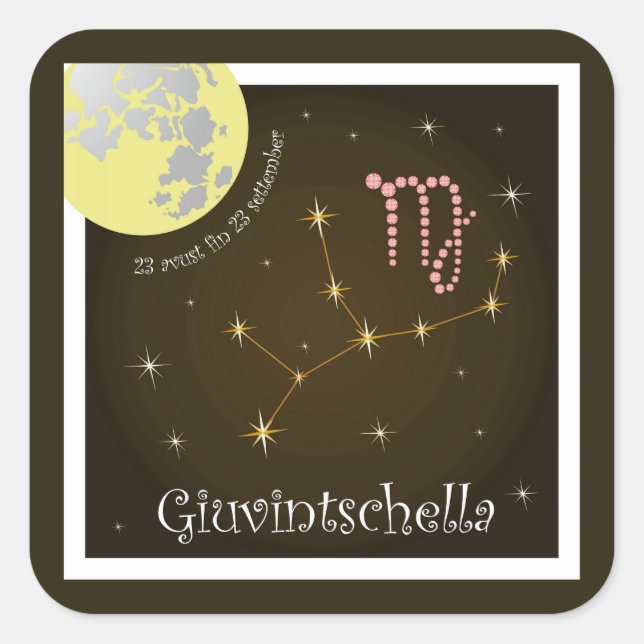 Giuvintschella 23 avust fin 23 settember Aufkleber (Vorderseite)