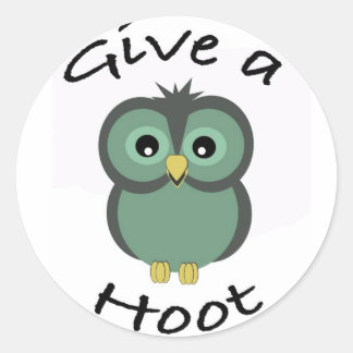 GIve a Hoot Sticker