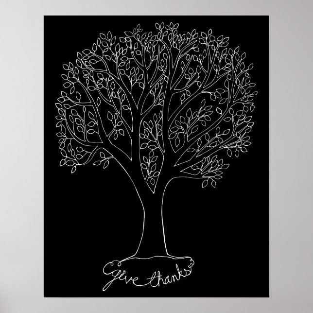 Give Danke Tree Poster (Vorne)