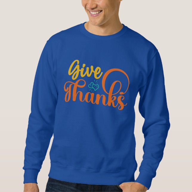 GIVE DANKS ERNTEDANK SWEATSHIRT (Vorderseite)