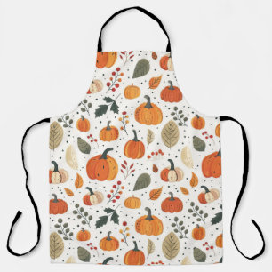 GIVE DANKS Herbst Pumpkins & Blätter Urlaub Schürze