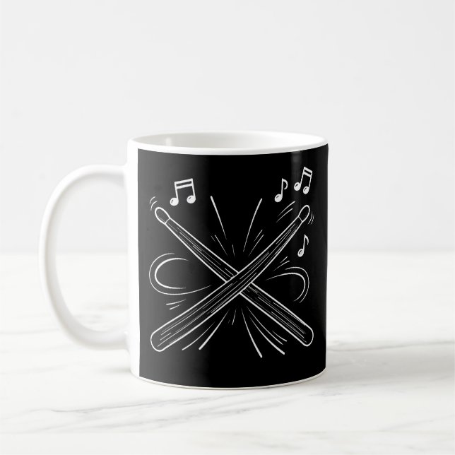 Give Her The Stix Drummer Tasse 11 oz (Links)