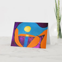 GIVE in abstract word art Karte