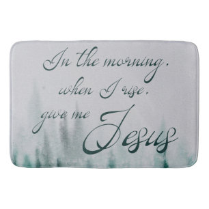 Give Me Jesus Pine Tree Badematte
