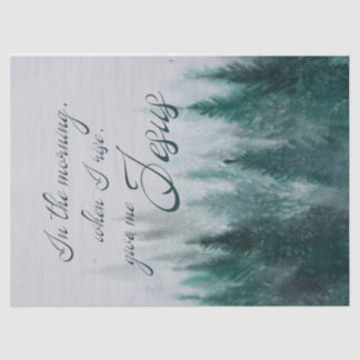 Give Me Jesus Pine Tree            Seidenpapier