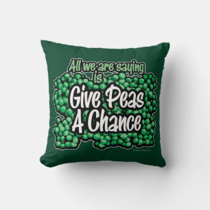 Give Peas A Chance Kissen