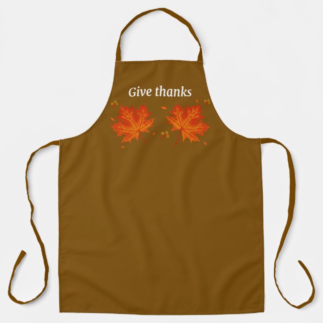 Give Thanks Autumn Apron Schürze (Vorderseite)