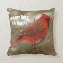 Give Thanks Bibel Kissen