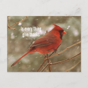 Give Thanks Bibel Postkarte