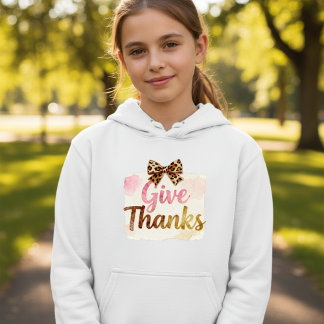 Give Thanks T-Shirt | Floral Fall Coquette Shirt