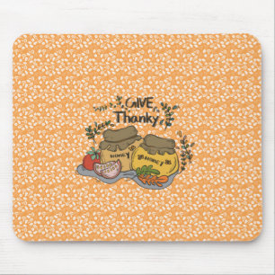 "Give Thanky" Türkei und Ernte Mousepad