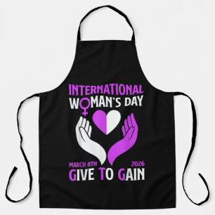 Give to Gain Frohen Tag der Frauen Schürze
