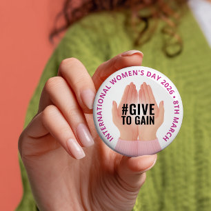 Give to Gain Internationaler Frauentag IWD 2026 Button