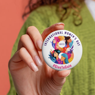 Give To Gain | Internationaler Frauentag IWD 2026 Button