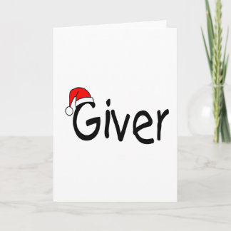 Giver Feiertagskarte
