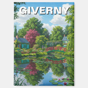 Giverny France Travel Magnet