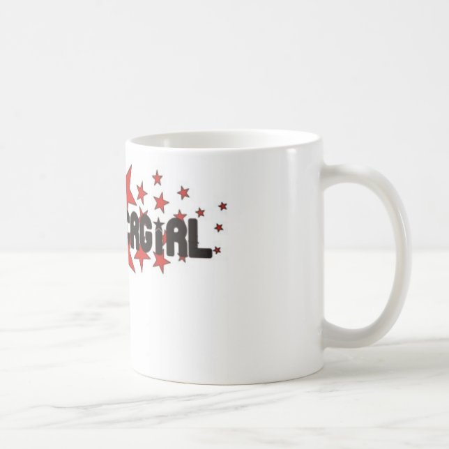 Gixxer Mädchen-Stern-Kleidung Kaffeetasse (Rechts)
