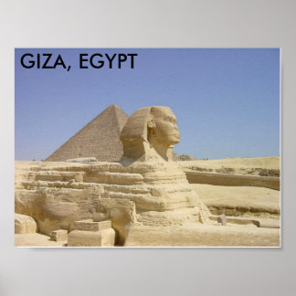 GIZA, ÄGYPTEN POSTER