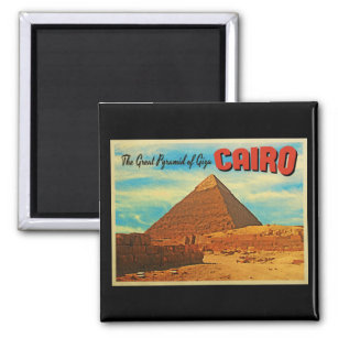 Giza Pyramid Kairo Ägypten Magnet