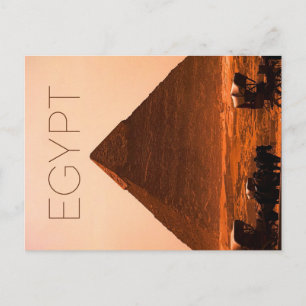 Giza-Pyramide, Ägypten Reise-Postkarte Postkarte