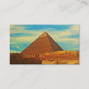Giza-Pyramide Kairo Ägypten Visitenkarte