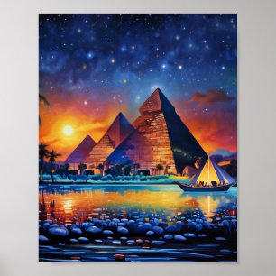 Giza-Pyramiden Print, Value Poster Paper (Matte)