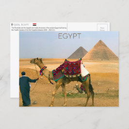 Giza Pyramids, Ägypten Postkarte