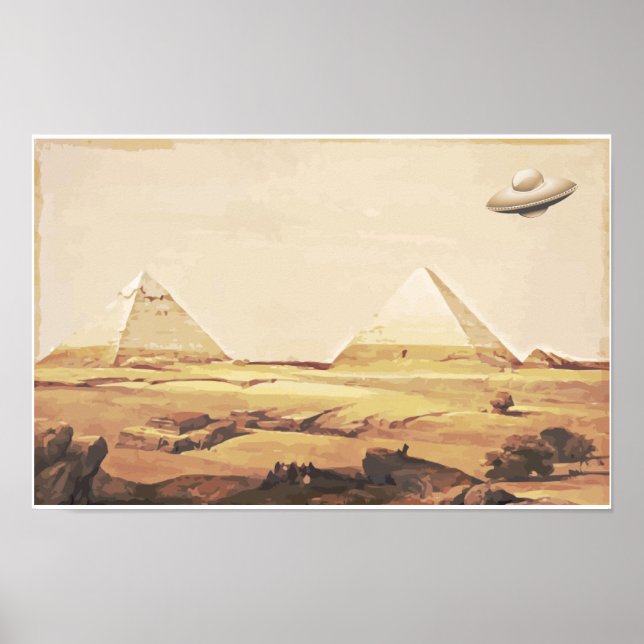 Giza Spaceship Poster (Vorne)