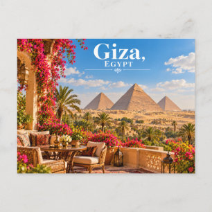 Gizeh Ägypten Pyramiden Reise Postkarte