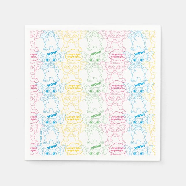 Gizmo | Bright Light! Bright Light! Serviette (Vorderseite)