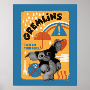 Gizmo   Es gibt drei Regeln Poster