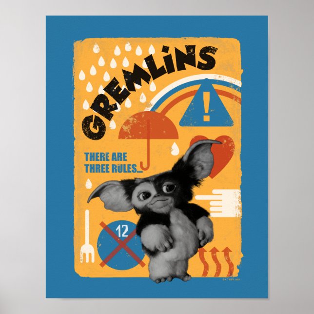 Gizmo | Es gibt drei Regeln Poster (Vorne)