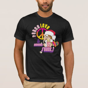 Gizmo Frieden Liebe & Mitternachtssnacks T-Shirt