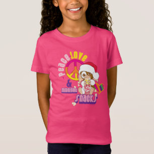 Gizmo Frieden Liebe & Mitternachtssnacks T-Shirt