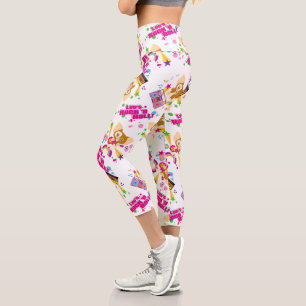 Gizmo   Let's Rock 'n Roll Pattern Capri Leggings