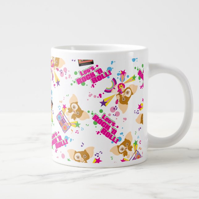 Gizmo | Let's Rock 'n Roll Pattern Jumbo-Tasse (Rechts)