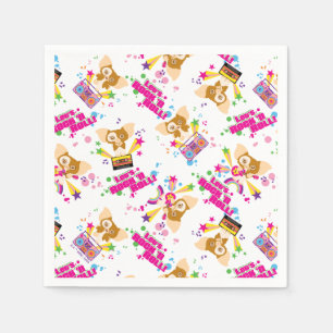 Gizmo Let's Rock 'n Roll Pattern Serviette
