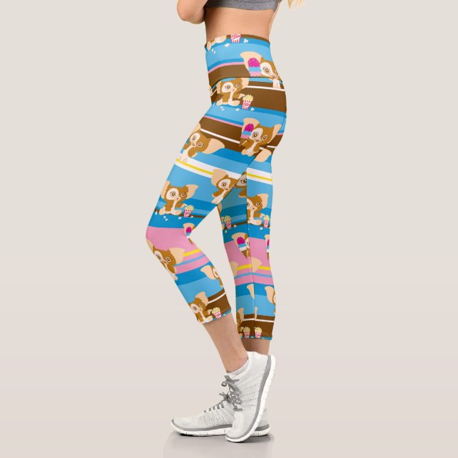 Gizmo | Muster für Niedliches Comic Capri Leggings (Links)