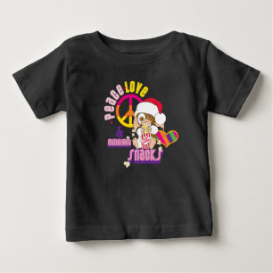 Gizmo   Peace Liebe & Midnight Snacks Baby T-shirt