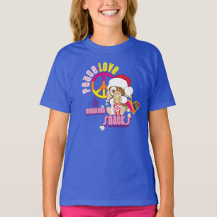 Gizmo   Peace Liebe & Midnight Snacks T-Shirt