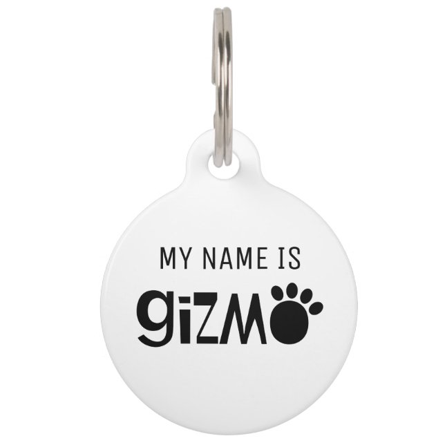 Gizmo Pet ID Tag Haustiermarke (Vorderseite)